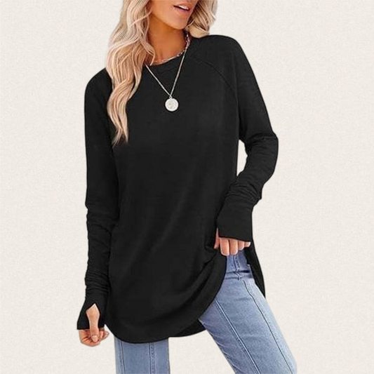 Women’s Long Sleeve Tunic Tops Bundle – 12 or 18 Colors Included