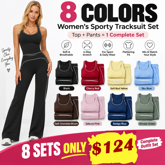 Women’s 2-Piece Yoga Set Bundle – 8 Colors Included